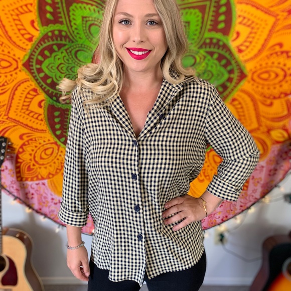 //VINTAGE// Checkered flannel - Picture 2 of 6